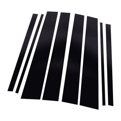 Piano Black Window Pillar Post Door Covers for Honda Pilot (2016-2022)