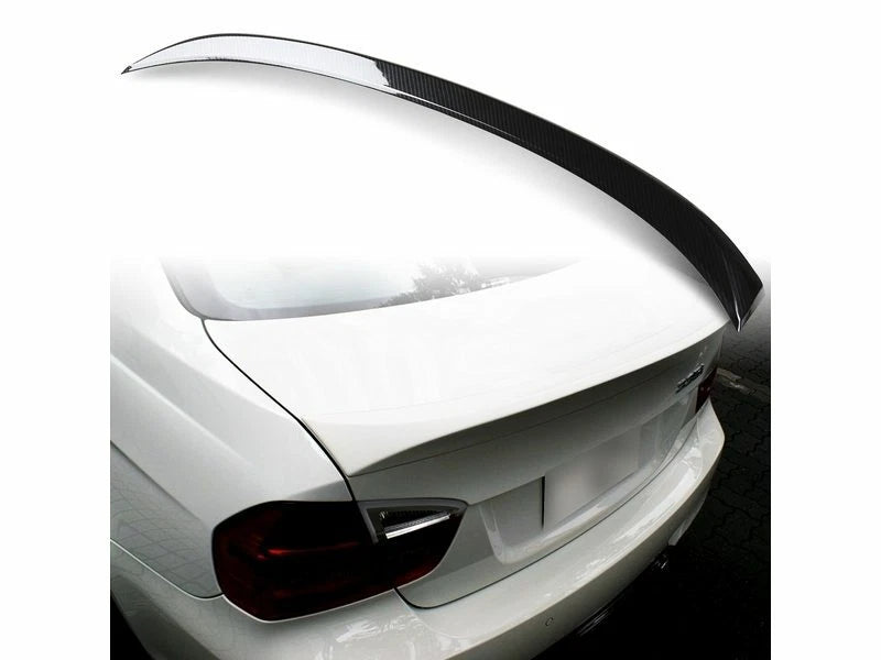 4D Carbon Fiber Look ABS Boot Spoiler for BMW 3 Series E90 (2007-2013)