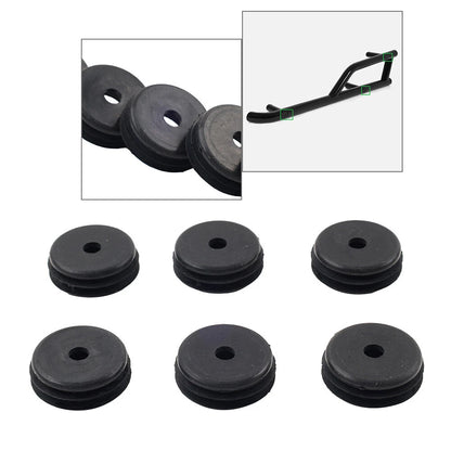 6 x Black Side Nerf Bar End Cap Plug for Polaris General 1000 (2016-2025)