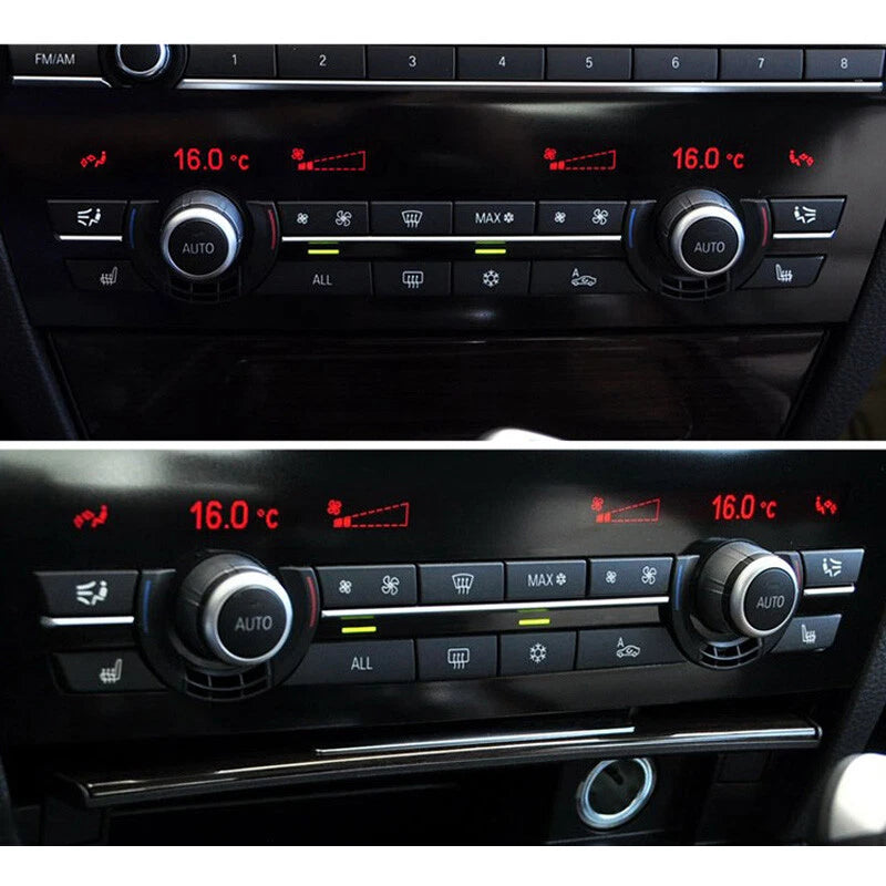 Center Console Air Conditioning Control Switch Buttons Set for BMW 5 SERIES