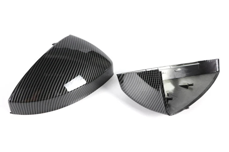 Carbon Fiber Style Side Wing Mirror Caps Covers for Audi TT (2014–2023)