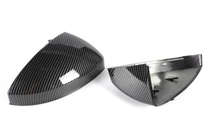 Carbon Fiber Style Side Wing Mirror Caps Covers for Audi TT (2014–2023)
