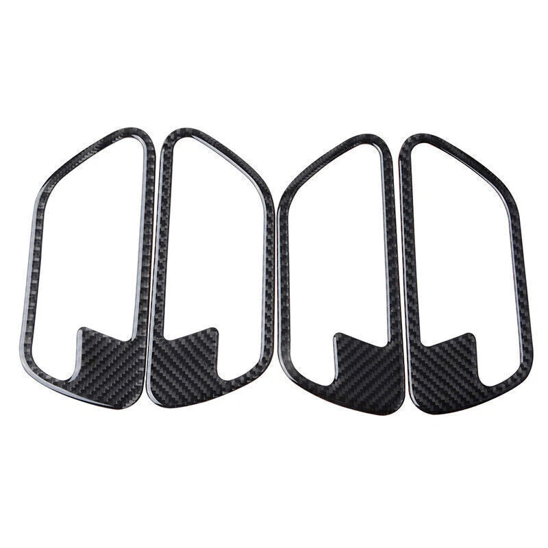 4 x Carbon Fiber Door Handle Panels Decals for BMW F30 F34 (2012-2019)