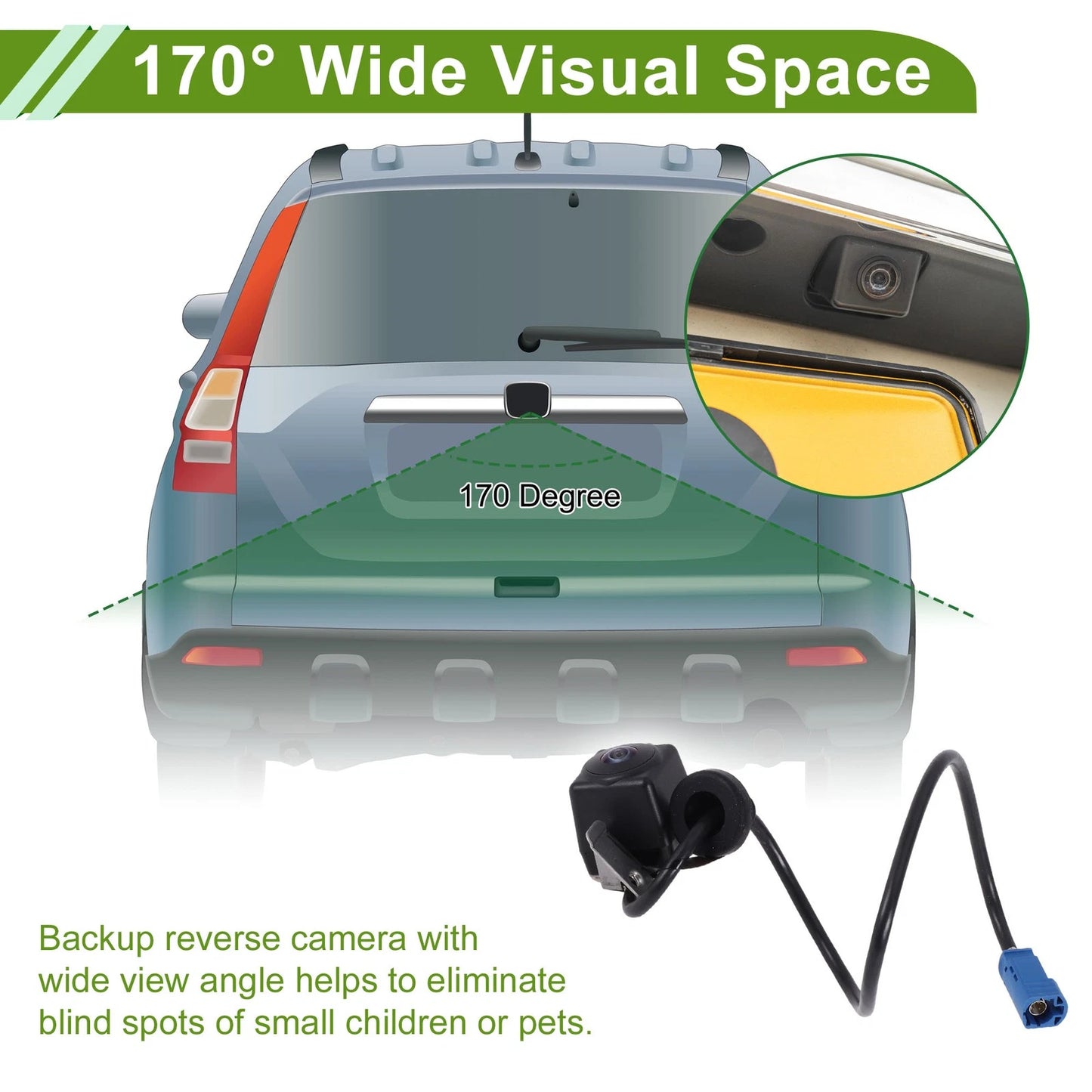 Rear View Backup Camera for Tesla Model S 2012-2018