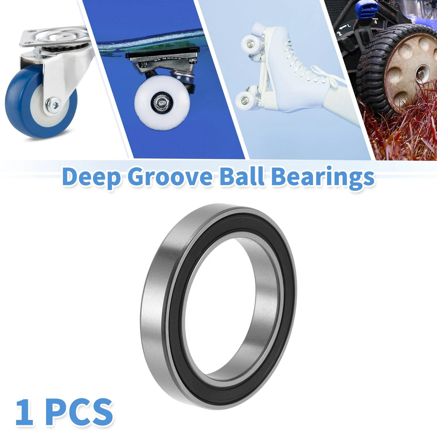 50x72x12mm Deep Groove Ball Bearings P5 for Scooter Skateboard Wheel