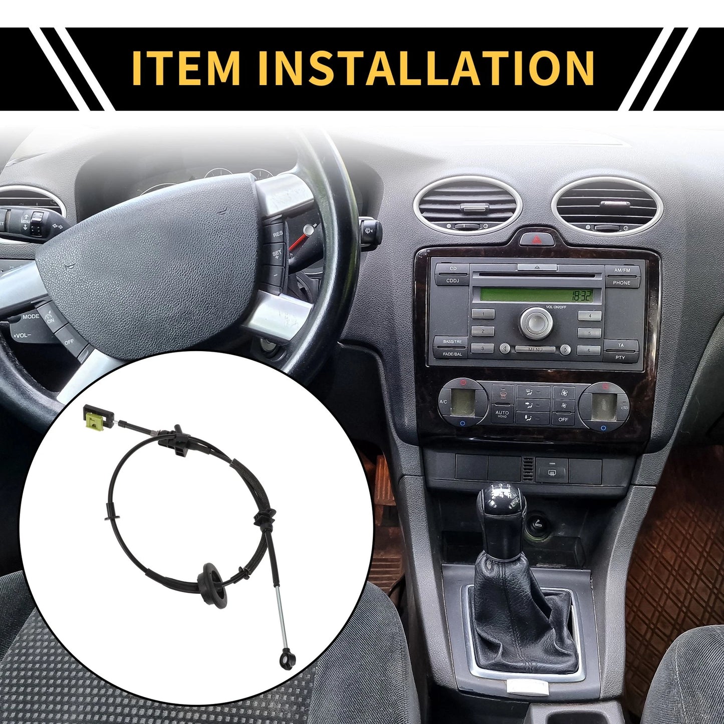 Auto Transmission Gear Shifter Cable for Ford Expedition, F150 (1997-1999)