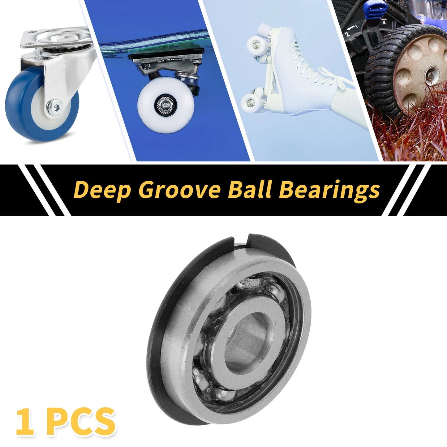 10x30x9mm Deep Groove Ball Bearings P6 for Scooter Skateboard Wheel