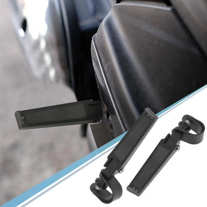 1 Pair Foot Pegs 360 Rotate Aluminum Alloy Black 25mm 32mm for Motorcycle