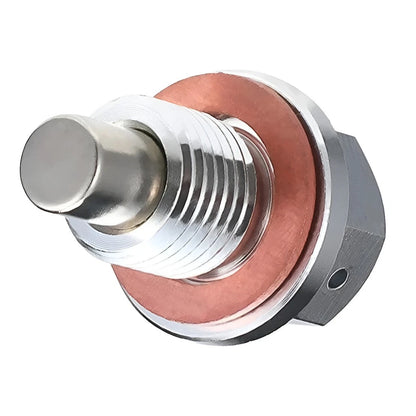 M12x1.25mm Magnetic Oil Drain Plug Bolt & Washer for Car