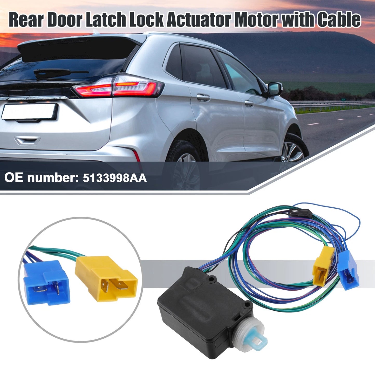 Rear Door Latch Lock Actuator Motor for Dodge Sprinter 2500 (2003-2009)