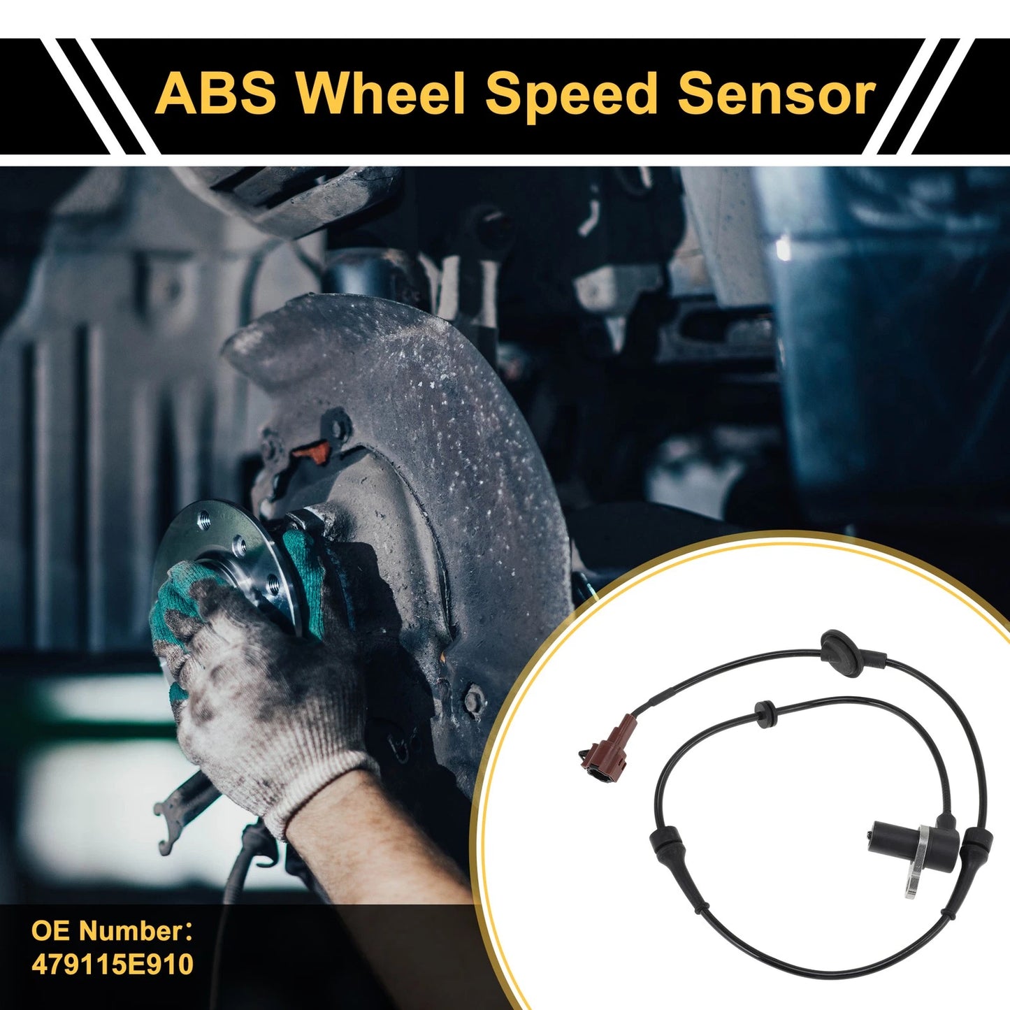 ABS Wheel Speed Sensor for Nissan Bluebird (1999-2006) 1 Pc