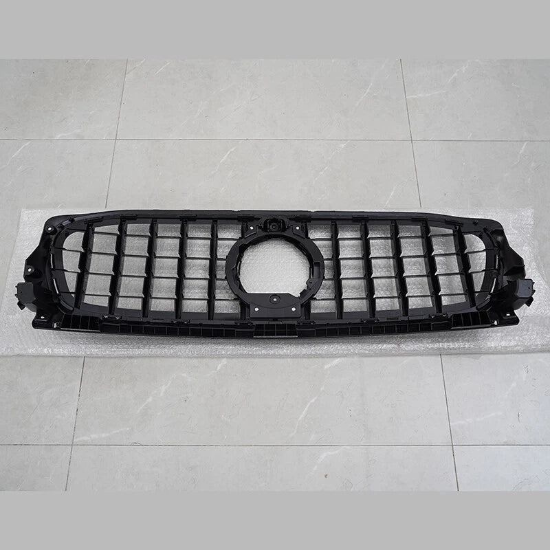 Gloss Black Chrome GT Style Front Hood Grille for Mercedes GLB X247 (2020+)