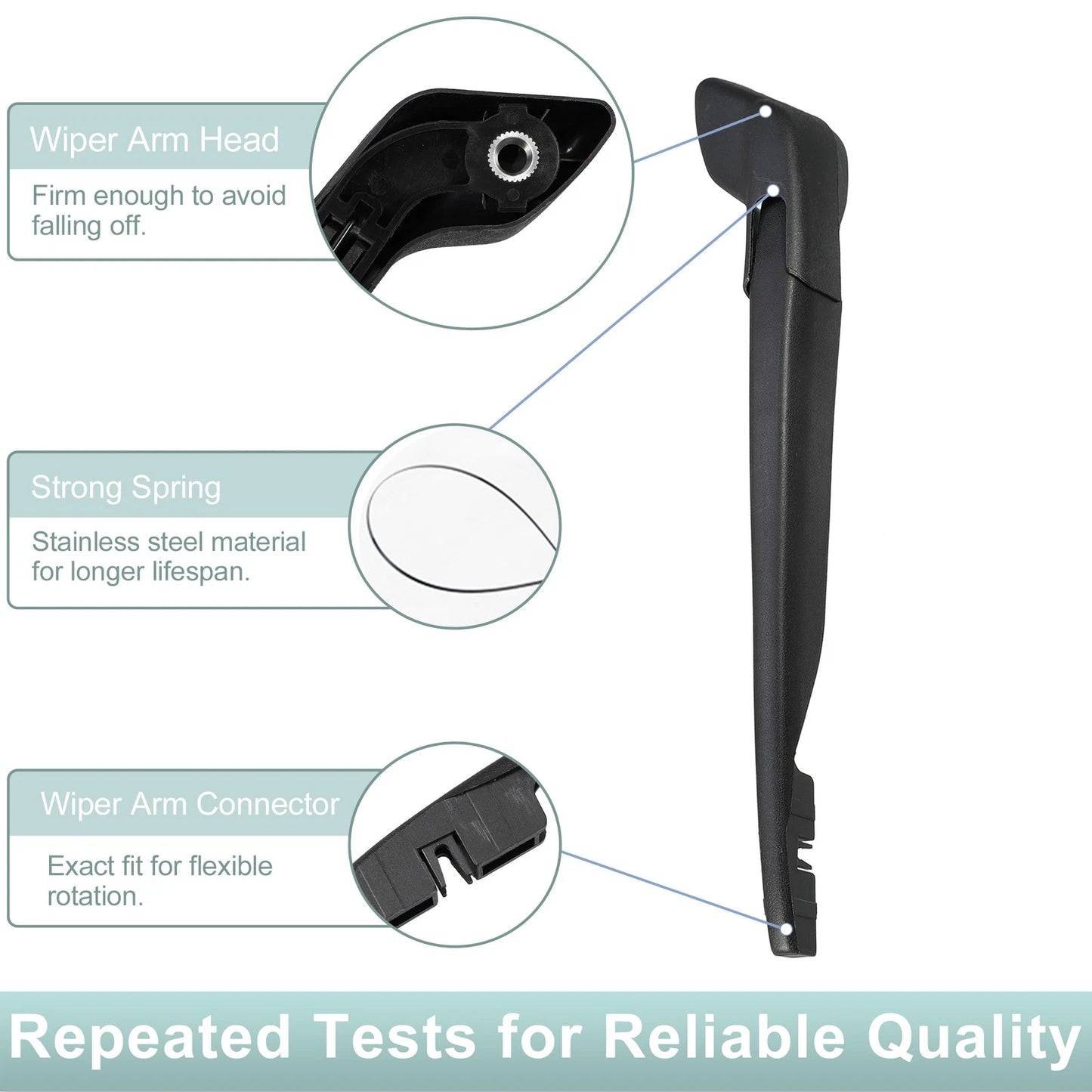 Rear Wiper Blade Arm Set for Volvo V40 (1996-2004)