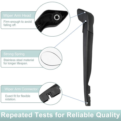 Rear Wiper Blade Arm Set for Volvo V40 (1996-2004)