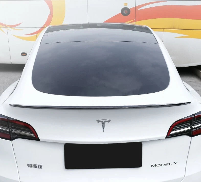 Carbon Fiber Rear Tail Spoiler Wing for Tesla Model Y (2020-2023)