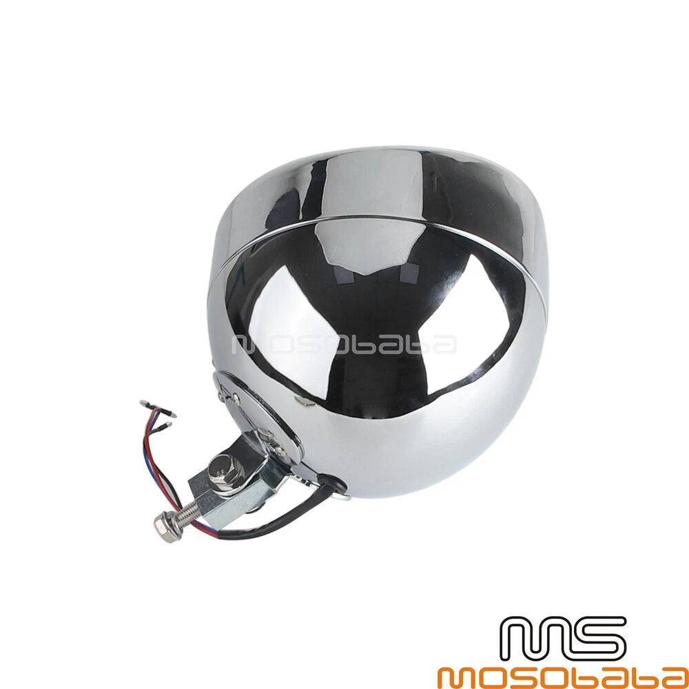7" LED Headlight Passing Lamp Trim for Harley Road King