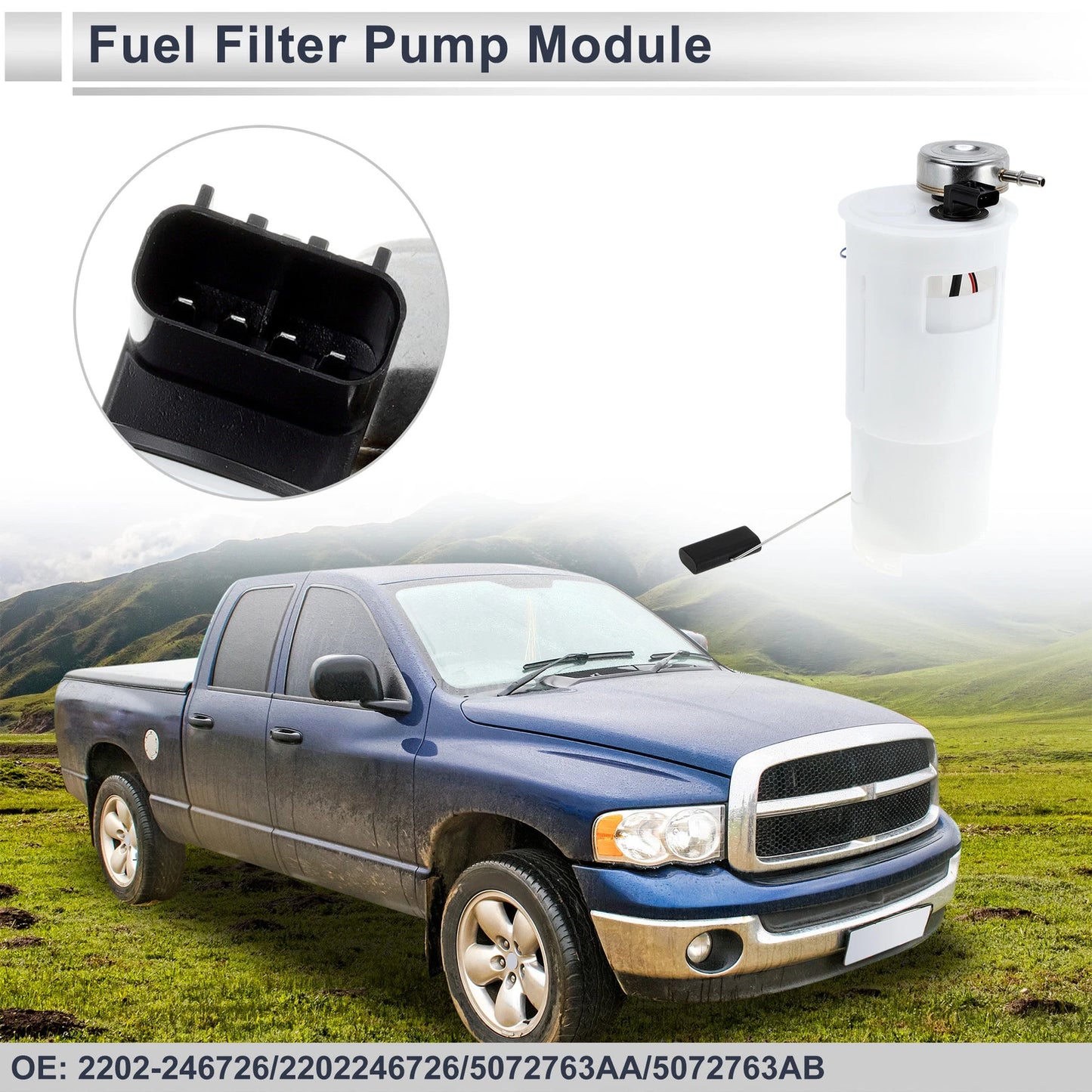 Fuel Pump Assembly for Dodge Ram 1500 V6 3.7L/V8 (2002-2003)