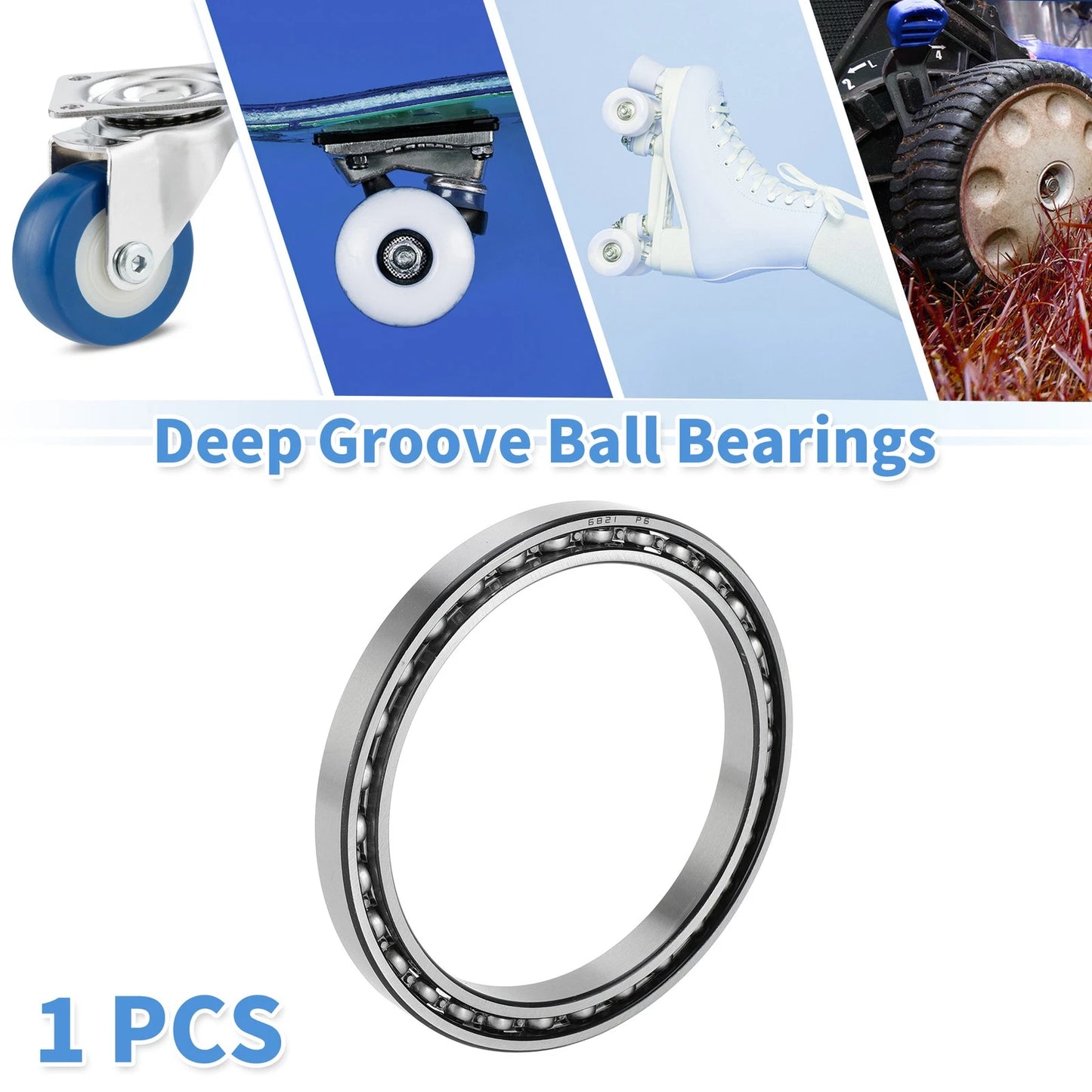 Deep Groove Ball Bearings 105x130x13mm 1 Pc for Scooter Skateboard Wheel