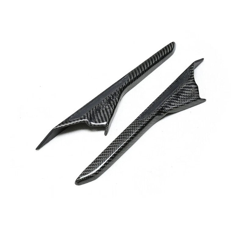 Dry Carbon Fiber Side Fender Air Vent Trim Parts Fit For BMW M5 2018-2022