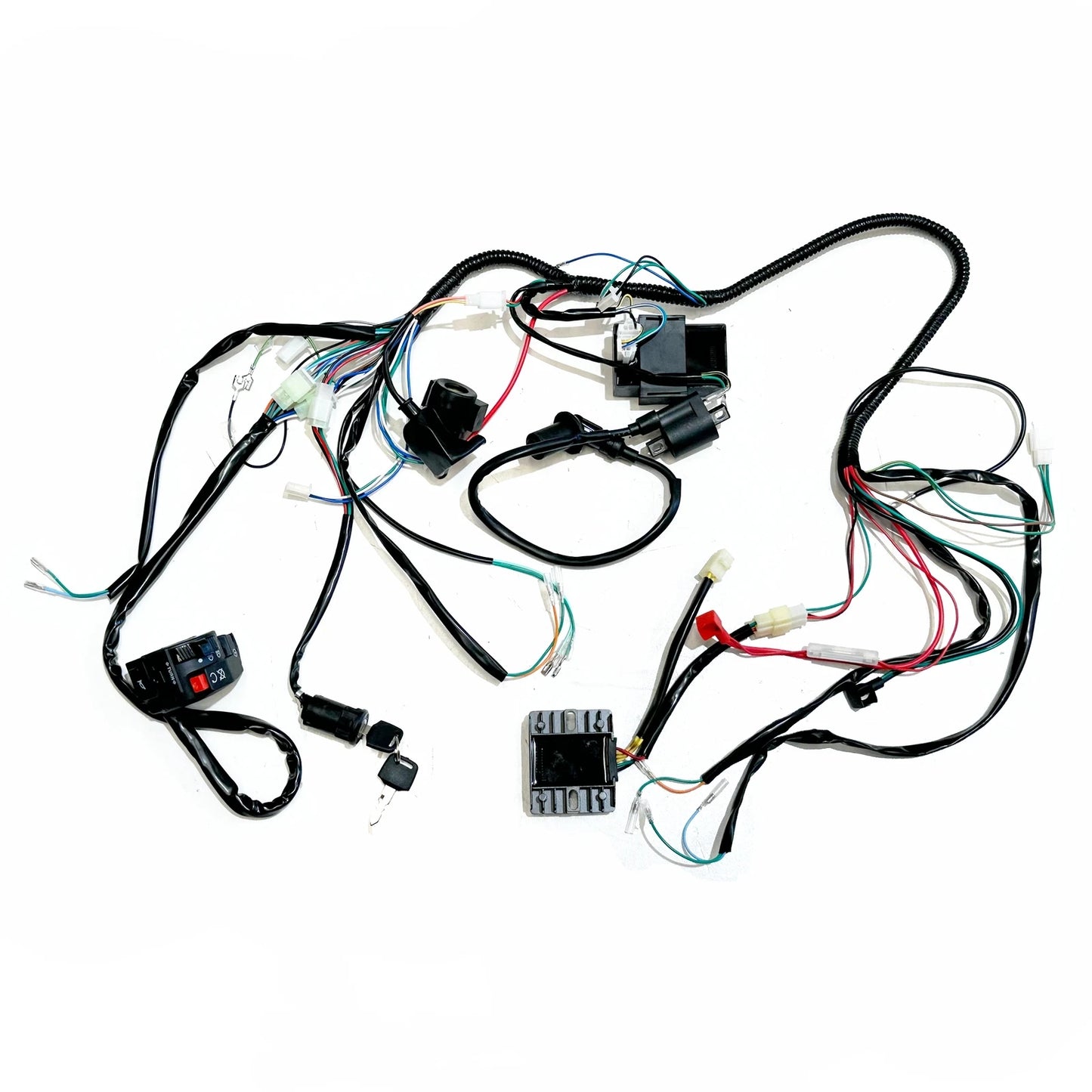 DC Wire Wiring Harness Loom for GY6 200cc 250cc Engine ATV Buggy