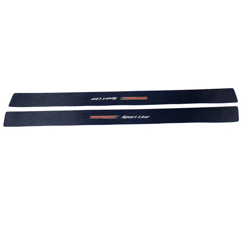 For Maserati GT Real Carbon Fiber Welcome Door Sill Padel Guard Cover Trim