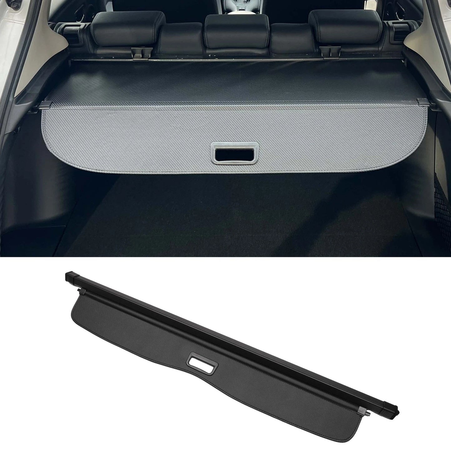 Retractable Cargo Cover for BMW X5 E53 2000-2006 Black Carbon Fiber
