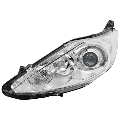 Left LH Chrome Projector Headlight for Ford Fiesta Zetec Hatch (2009 - 2013)