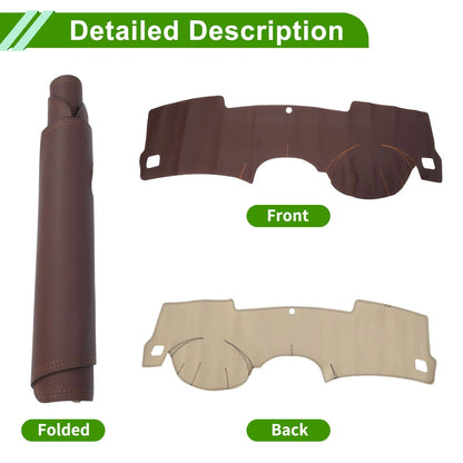 Dashboard Cover for Chevrolet Malibu (2012-2015) Brown