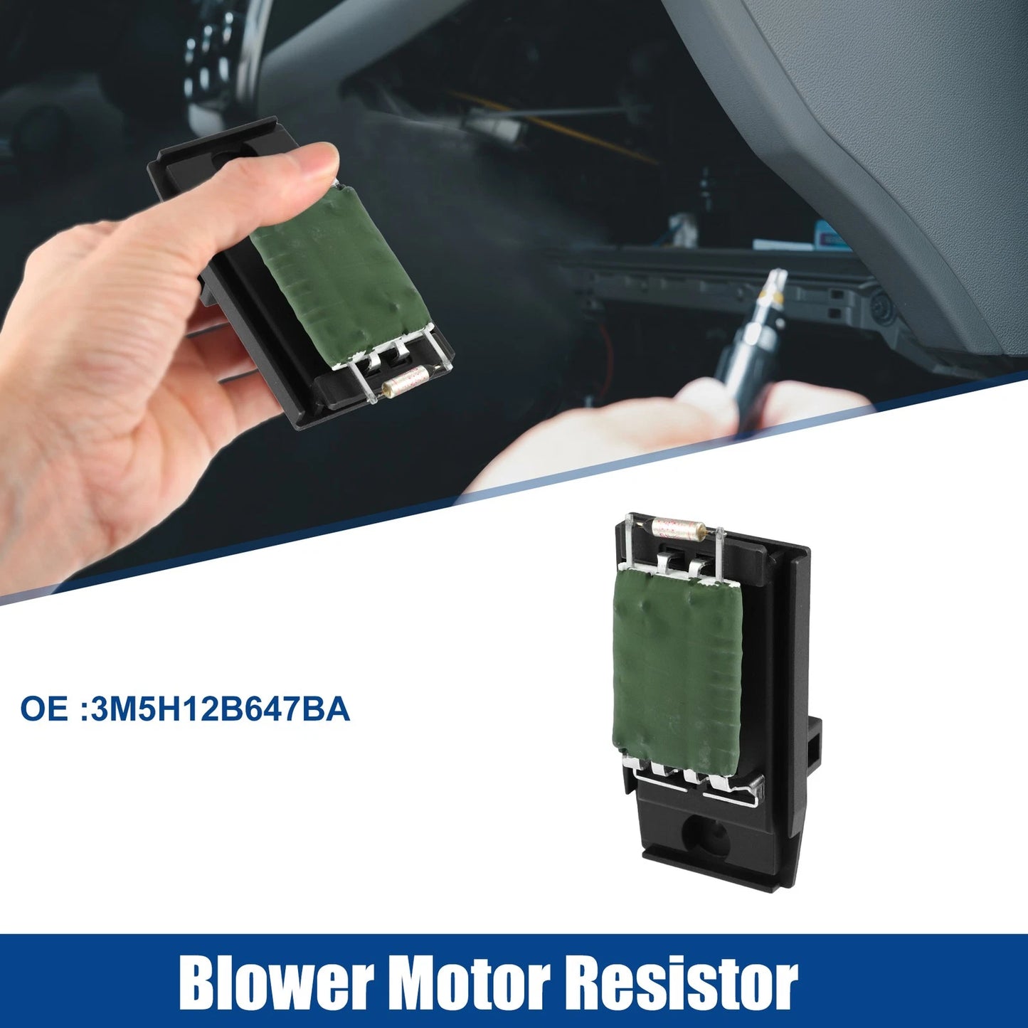 Blower Motor Resistor for Ford Focus 2000-2004 (Black Green)