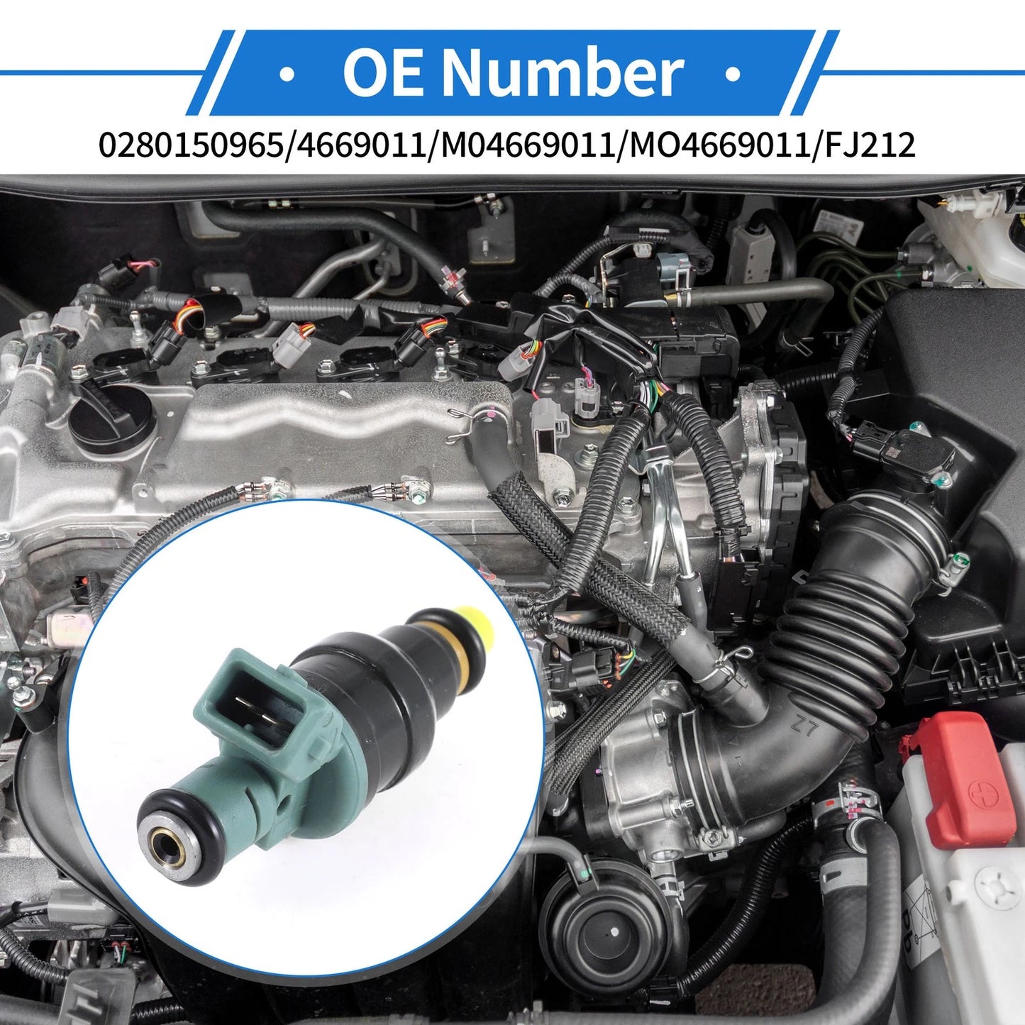 1 Pc 2.0 Fuel Injector for Dodge Avenger Fuel Nozzle (1995-1999)