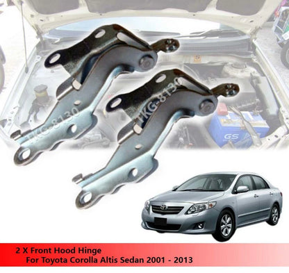 2 x Front Hood Hinges for Toyota Corolla Altis Sedan (2001-2013)