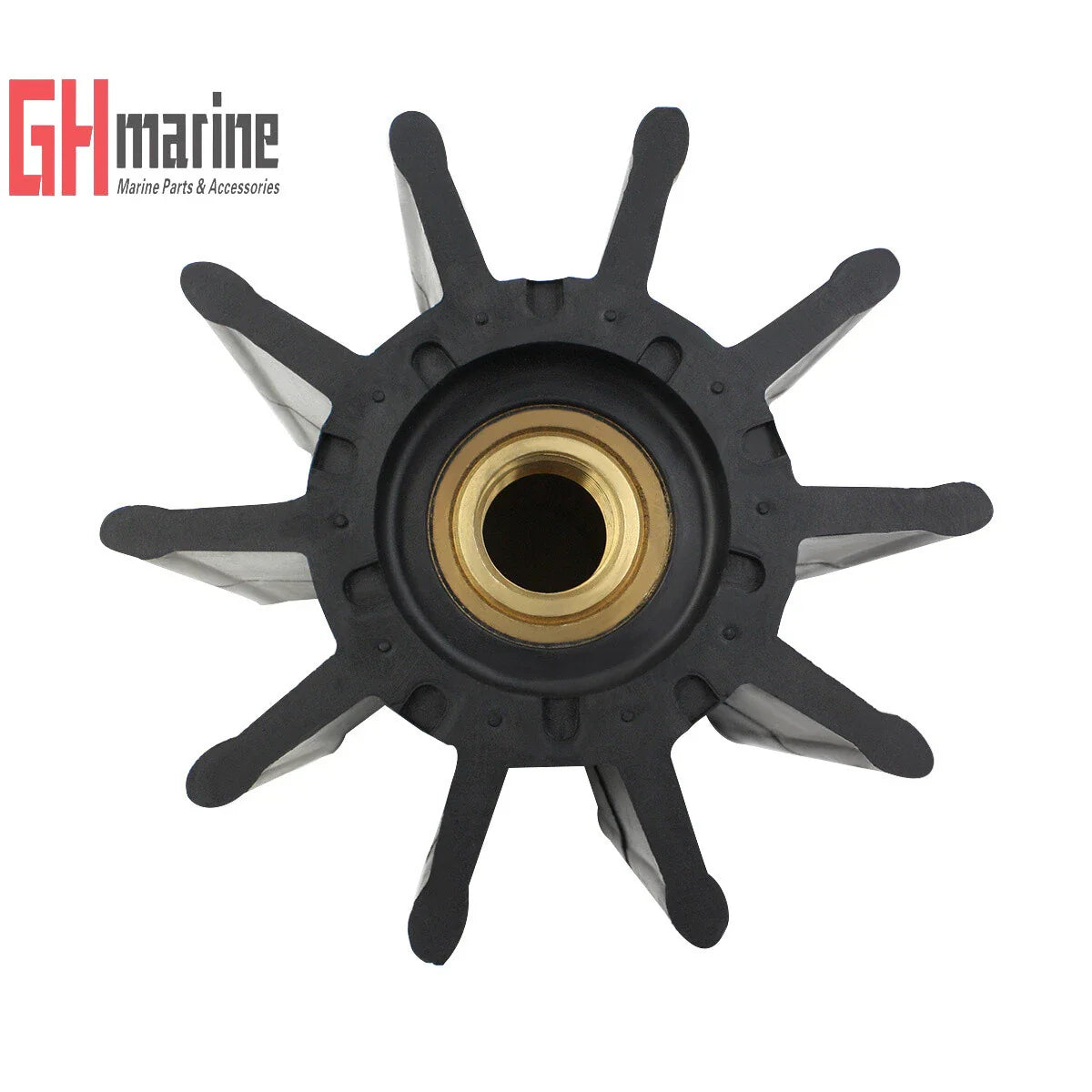 Flexible Raw Water Pump Impeller for Caterpillar 3412 Inboard Marine (N/A)