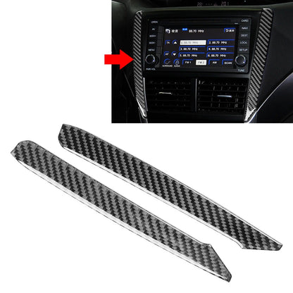 Carbon Fiber Black Central Console Side Cover Trim for Subaru Forester (2009-2013)