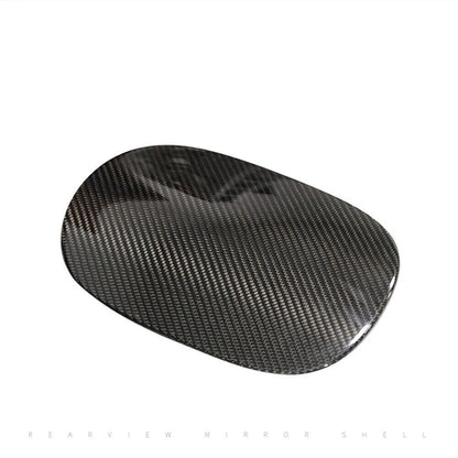 1x Carbon Fiber Fuel Door Trim Cover for Porsche Panamera (2017-2023)