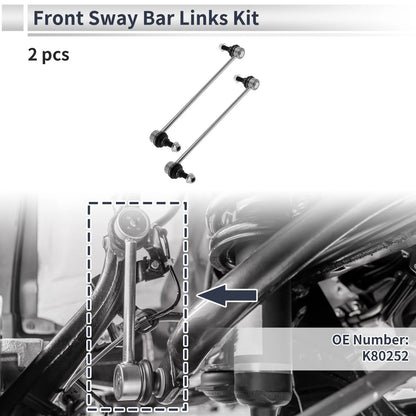 Front Stabilizer Bar Links No Bushing for CHEVROLET COBALT (2005-2010)