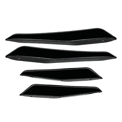 Black Front Bumper Splitter Side Skirt Spoiler for BMW M2 G87 (2023-2024)