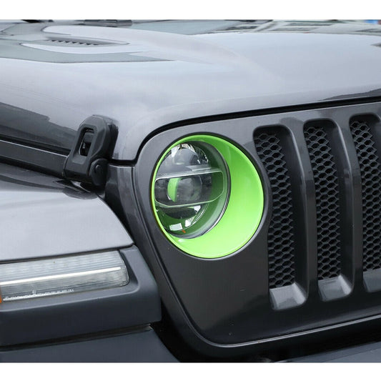 2 x Headlight Cover Trim for Jeep Wrangler JL (2018-2021)