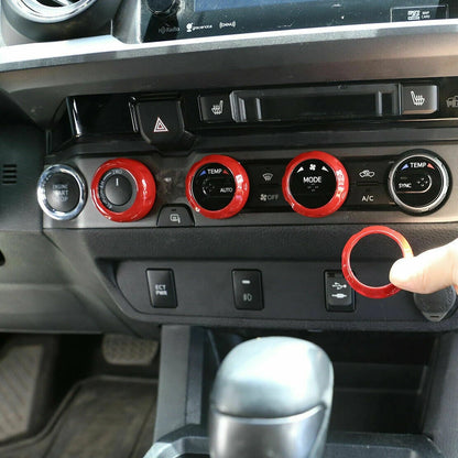 AC Climate Control Switch Knob Ring Cover for Toyota Tacoma (2016-2020)