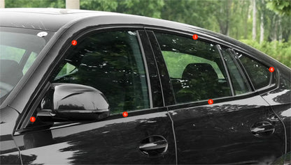 12 x Steel Window Molding Side Cover Trim for BMW X7 (2019-2023)