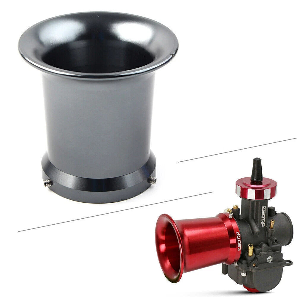 55mm Air Filter Velocity Stacks for PWK Carburetor (32-34mm) - Grey