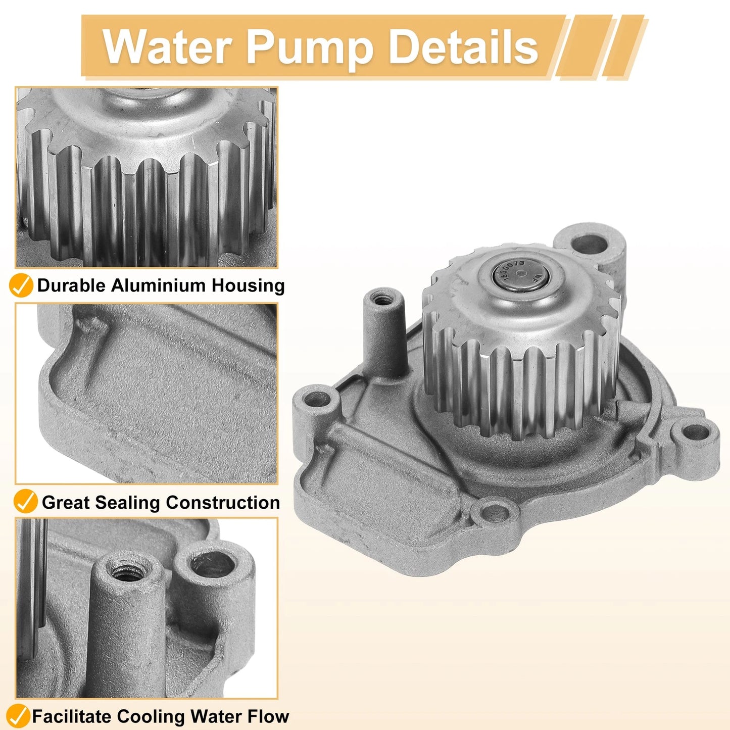 Timing Belt Water Pump Kit for Honda Civic (1988-1995)