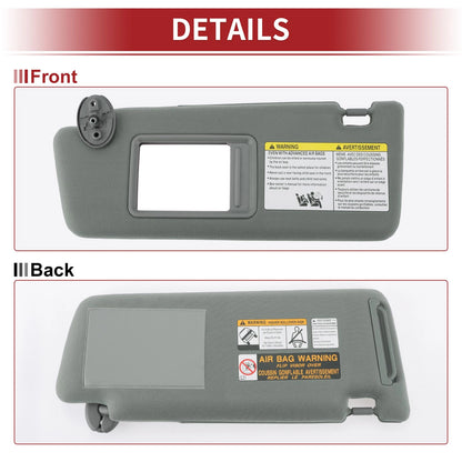 Left Car Sun Visor with Mirror for Toyota Tacoma (2005-2011)