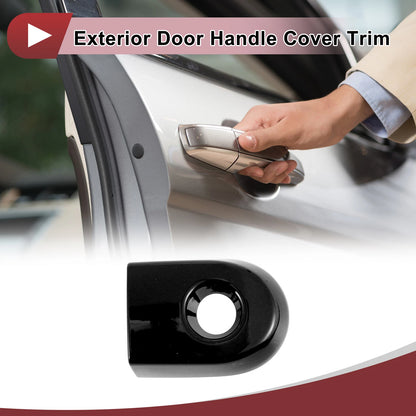 Exterior Door Handle Cover Trim for Nissan Versa (2007-2012) Black