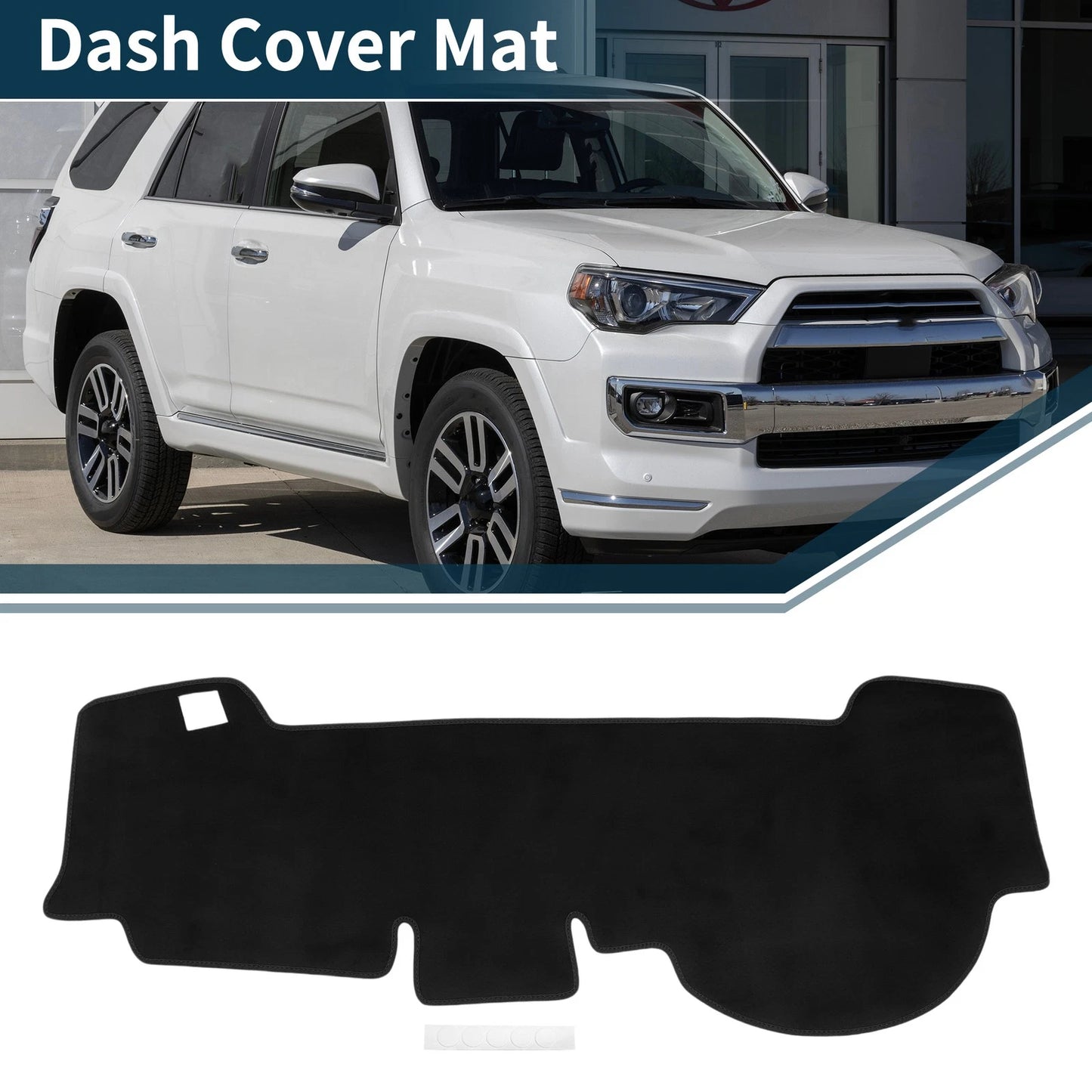 Dashboard Cover Mat for Honda N-WGN JH3/JH4 Sun Protector Pad Black (2013-2020)