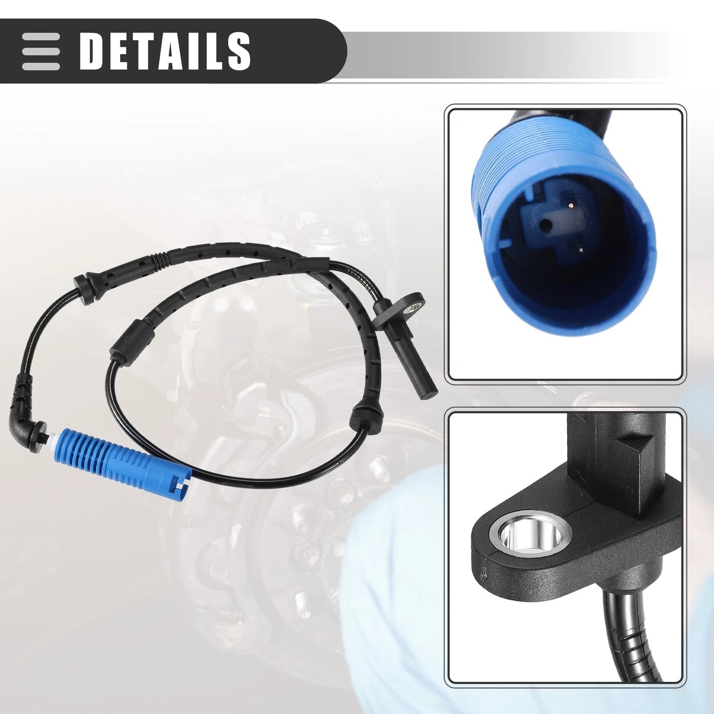 Rear Left/Right ABS Wheel Speed Sensors for BMW X5 (2004-2006)
