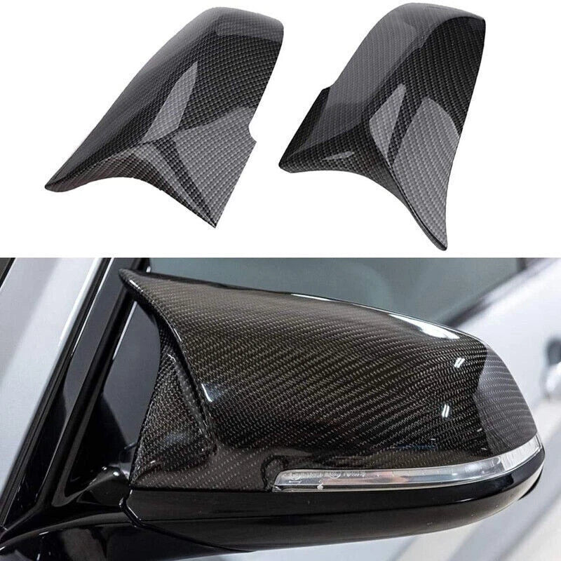 Carbon Paint Side Mirror Cover Cap for BMW 3 Series F30 F31 F20 (2012-2019)