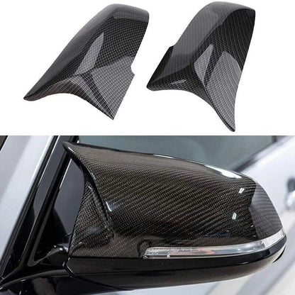 Carbon Paint Side Mirror Cover Cap for BMW 3 Series F30 F31 F20 (2012-2019)