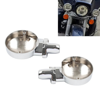 Chrome Front Turn Signal Housing Bracket for Harley Sportster, Street Glide (2004-2023)