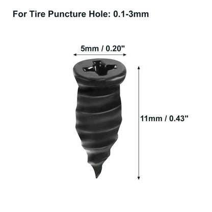 5x Tire Repair Rubber Nail Fast Tool 0.43x0.20 for Car Truck Motorcycle