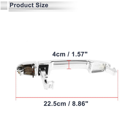 Front Left & Right Car Exterior Door Handles for Hyundai Elantra (2007-2012)